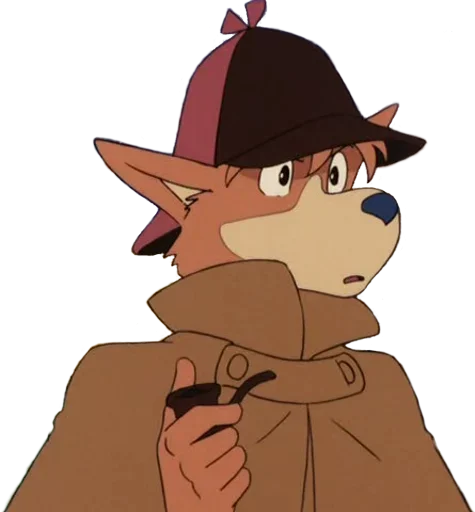 Эмодзи Sherlockhound