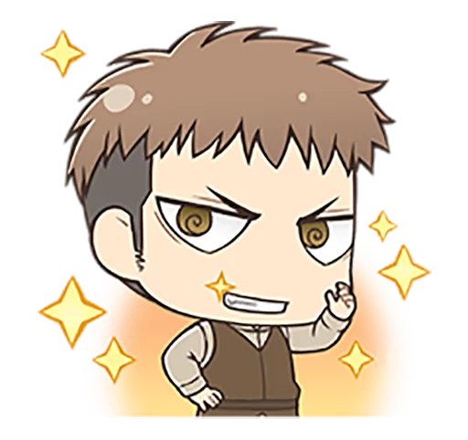 Эмодзи shingeki no kyojin chibi