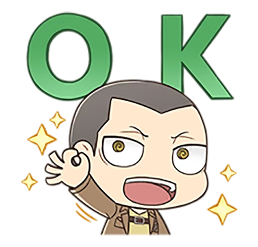 Эмодзи shingeki no kyojin chibi