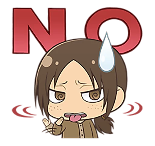 Эмодзи shingeki no kyojin chibi