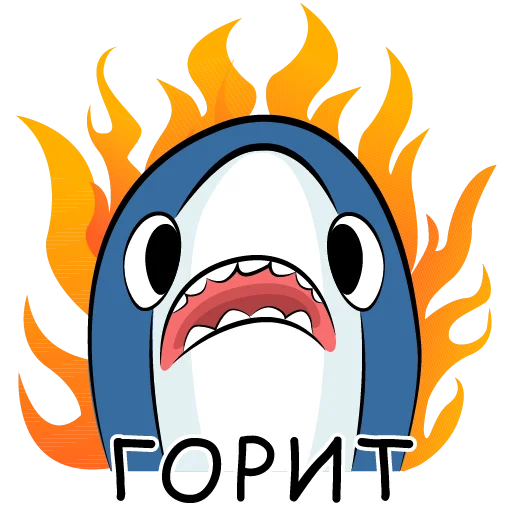 Эмодзи shark