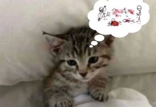 Эмодзи глупые коты