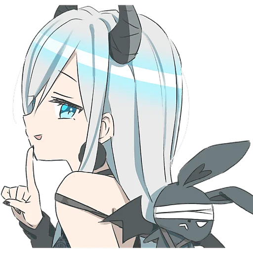 Эмодзи Серебряная дьяволица