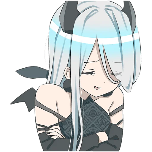 Эмодзи Серебряная дьяволица