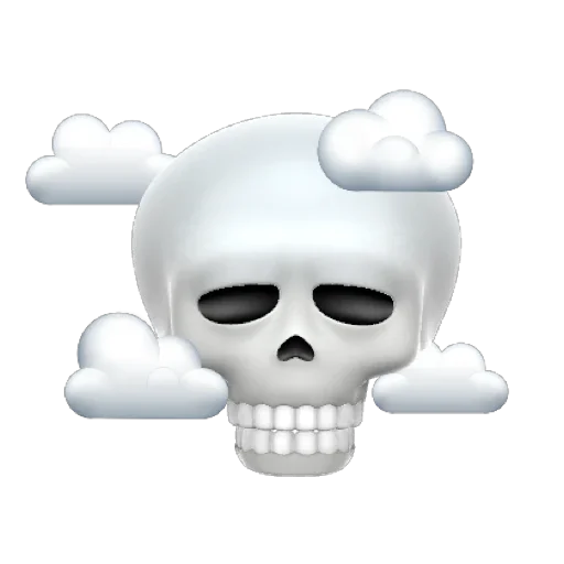 Эмодзи SKULL MEMOJI