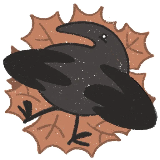 Эмодзи skvorchik autumn