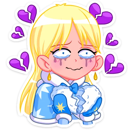 Эмодзи Снегурка