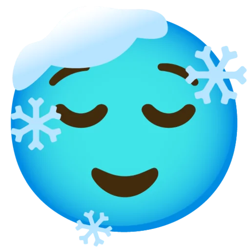 Эмодзи Снежный ком