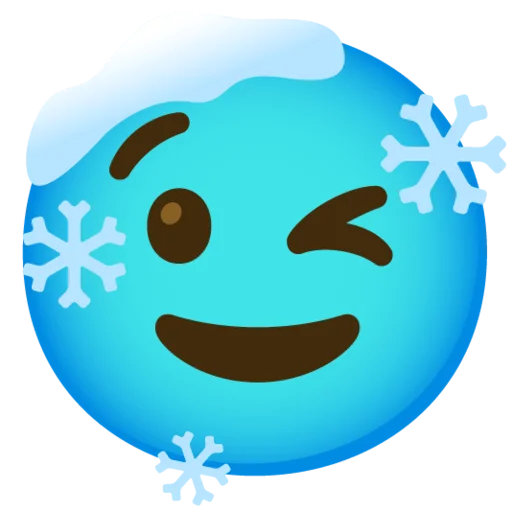 Эмодзи Снежный ком