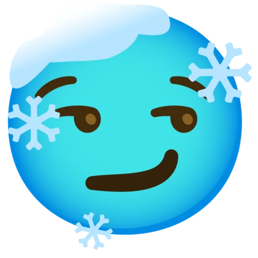 Эмодзи Снежный ком