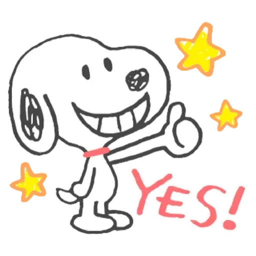 Эмодзи snoopy