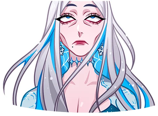 Эмодзи Снежная Карина без надписей