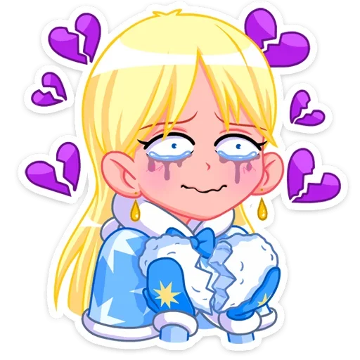 Эмодзи Снегурка