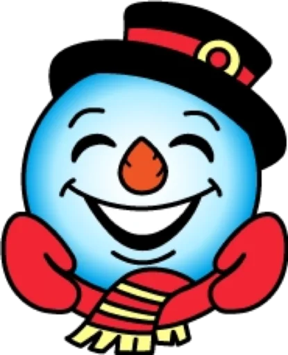 Эмодзи Снеговик