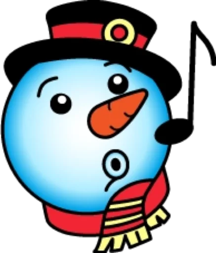 Эмодзи Снеговик