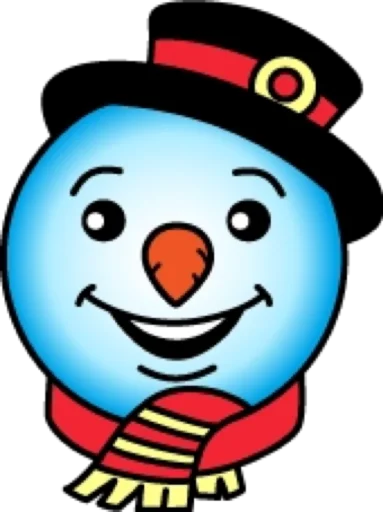 Эмодзи Снеговик