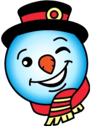 Эмодзи Снеговик