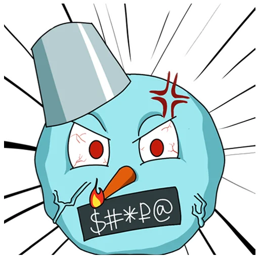 Эмодзи Snowman