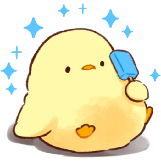 Эмодзи Soft and Cute Chicks Summer