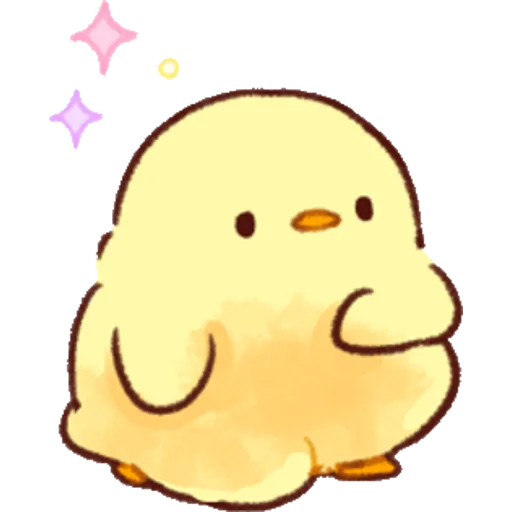 Эмодзи Soft and Cute Chicks Love