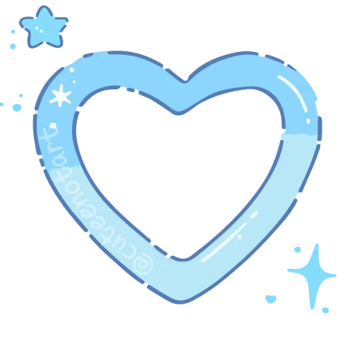 Эмодзи голубой шепот