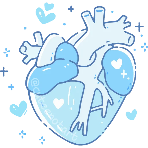 Эмодзи голубой шепот