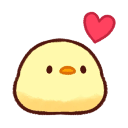 Эмодзи Soft and Cute Chicks Feelings
