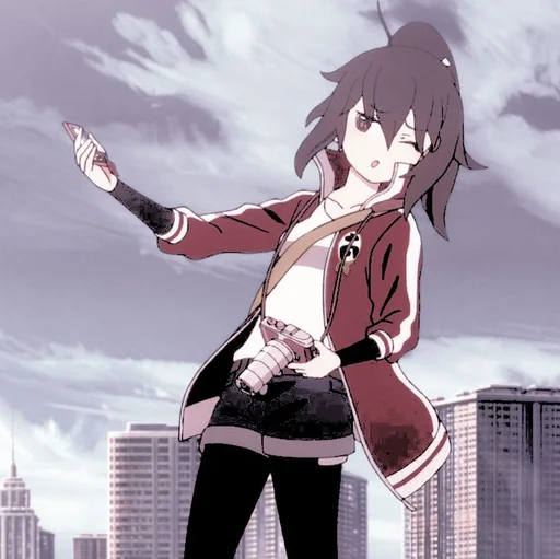 Эмодзи rikka isurugi