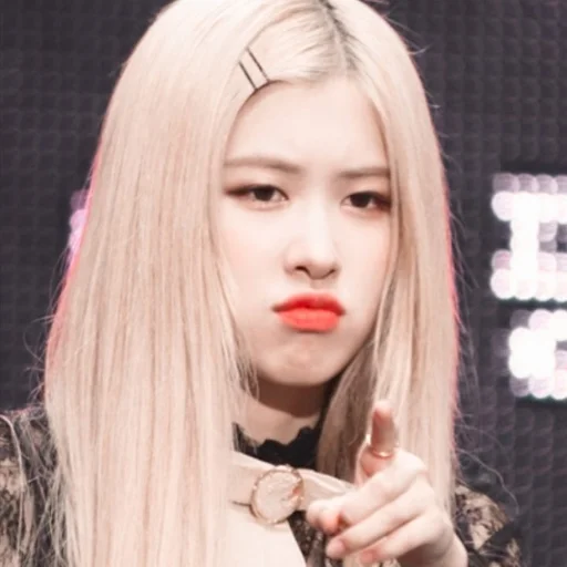 Эмодзи rose blackpink