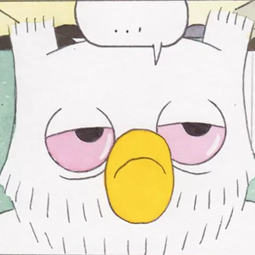 Эмодзи Сова алкоголик