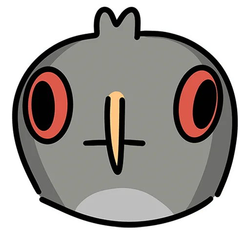 Эмодзи Сова Вова без надписей