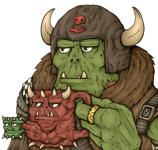 Эмодзи WH40K Orcs —