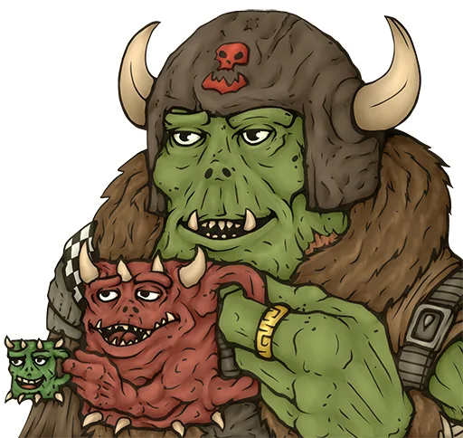 Эмодзи WH40K Orcs —