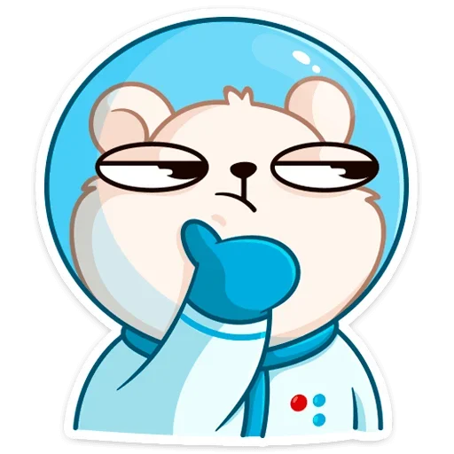 Эмодзи КосмоМишка