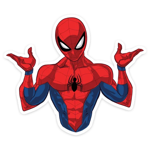 Эмодзи Человек-Паук без текста