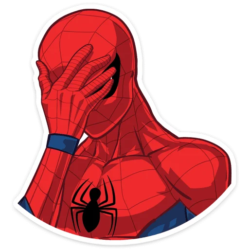 Эмодзи Человек-Паук без текста