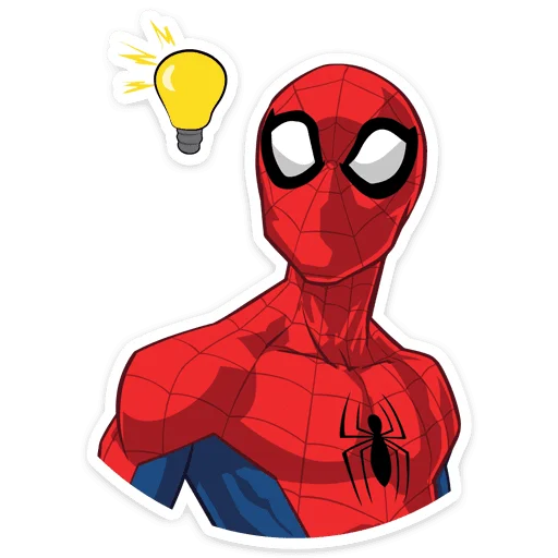 Эмодзи Человек-Паук без текста
