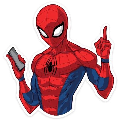 Эмодзи Человек-Паук без текста