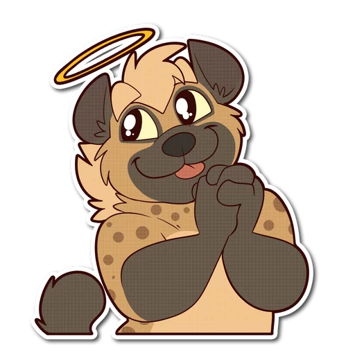 Эмодзи Spotted Hyena