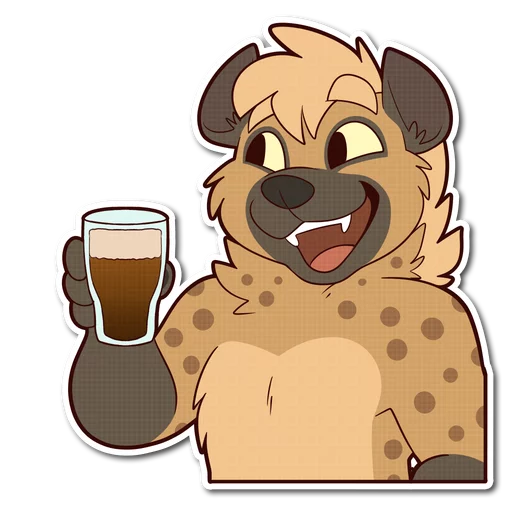 Эмодзи Spotted Hyena
