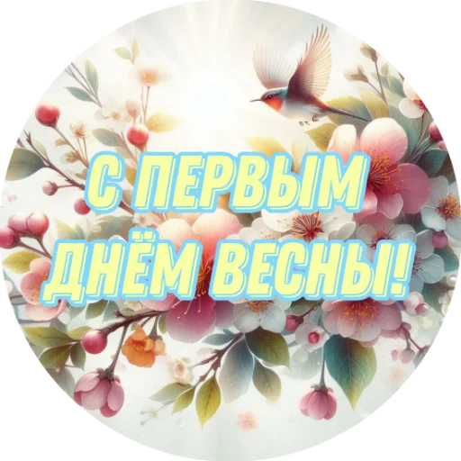 Эмодзи Весенний