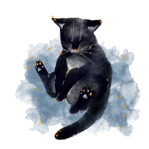 Эмодзи кот и лис