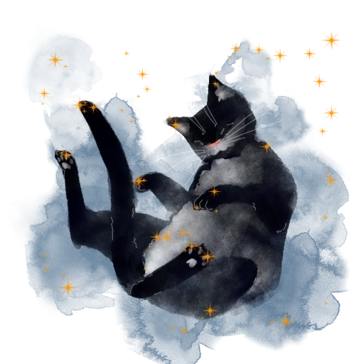 Эмодзи кот и лис