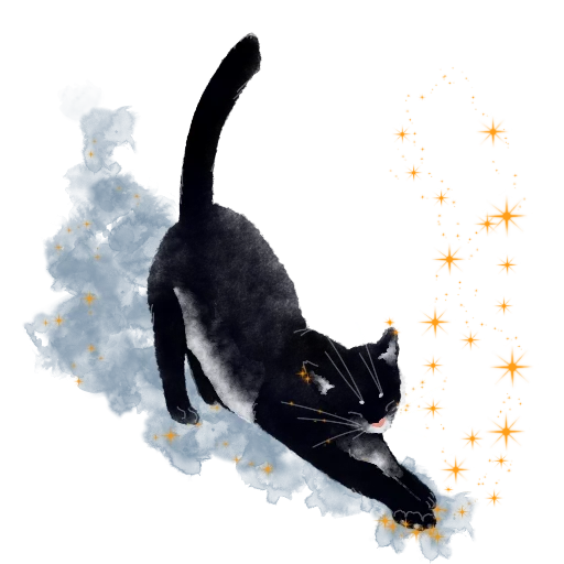 Эмодзи кот и лис