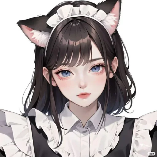 Эмодзи Black (anime chan)