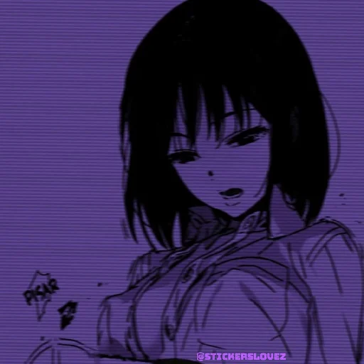 Эмодзи Violet (anime chan)