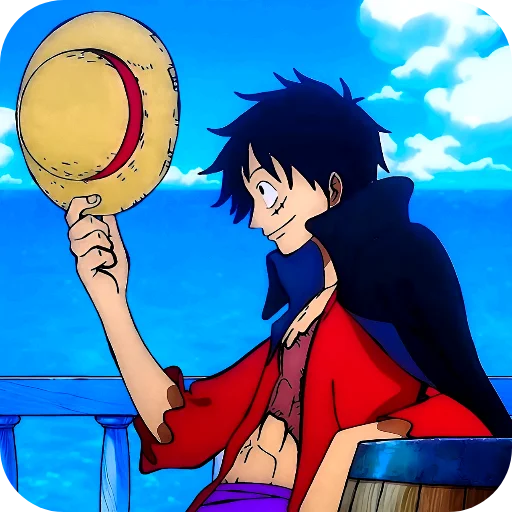 Эмодзи Monkey D Luffy