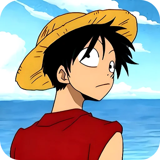 Эмодзи Monkey D Luffy