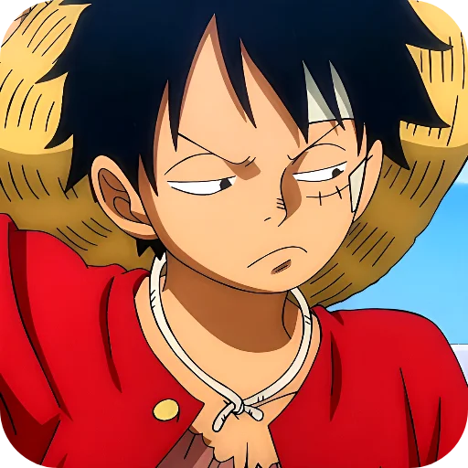 Эмодзи Monkey D Luffy