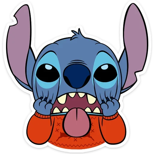 Эмодзи Стич в свитере